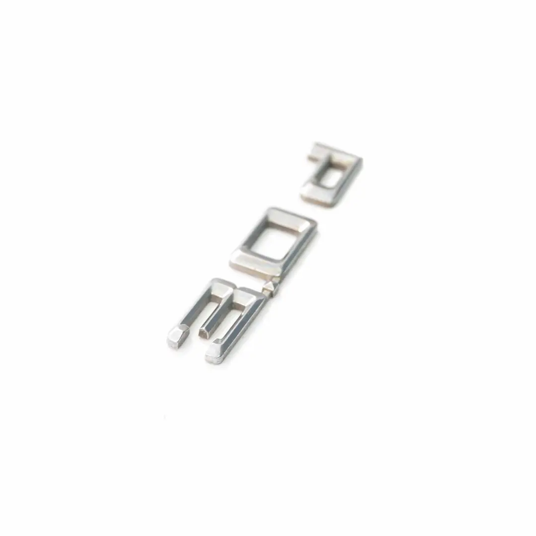 BMW X5 E70 Lettering Emblem Adhered Front Fender Wing Panel Logo 3.0d - SKU 7163893 - Part number 7163893