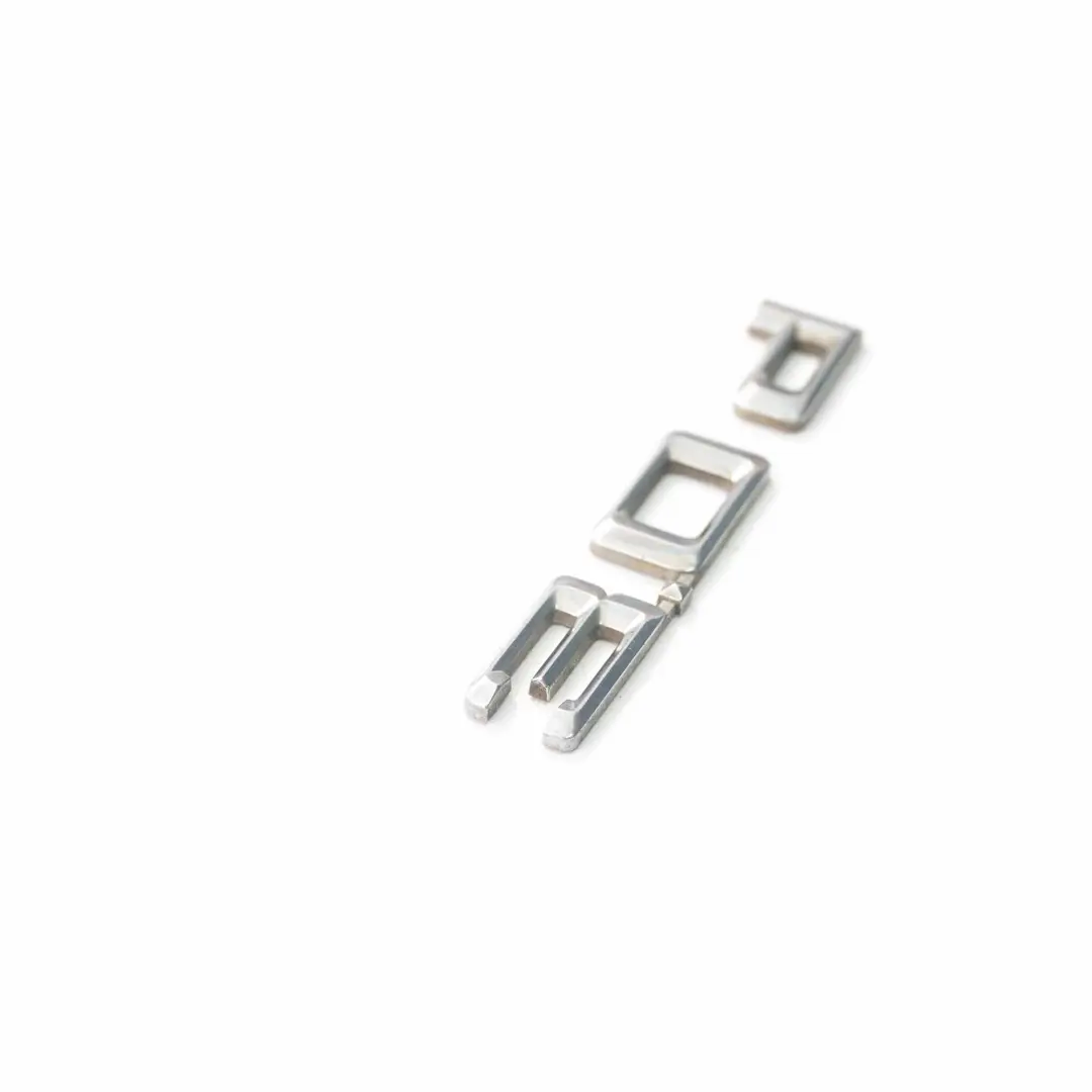 BMW X5 E70 Lettering Emblem Adhered Front Fender Wing Panel Logo 3.0d - SKU 7163893 - Part number 7163893