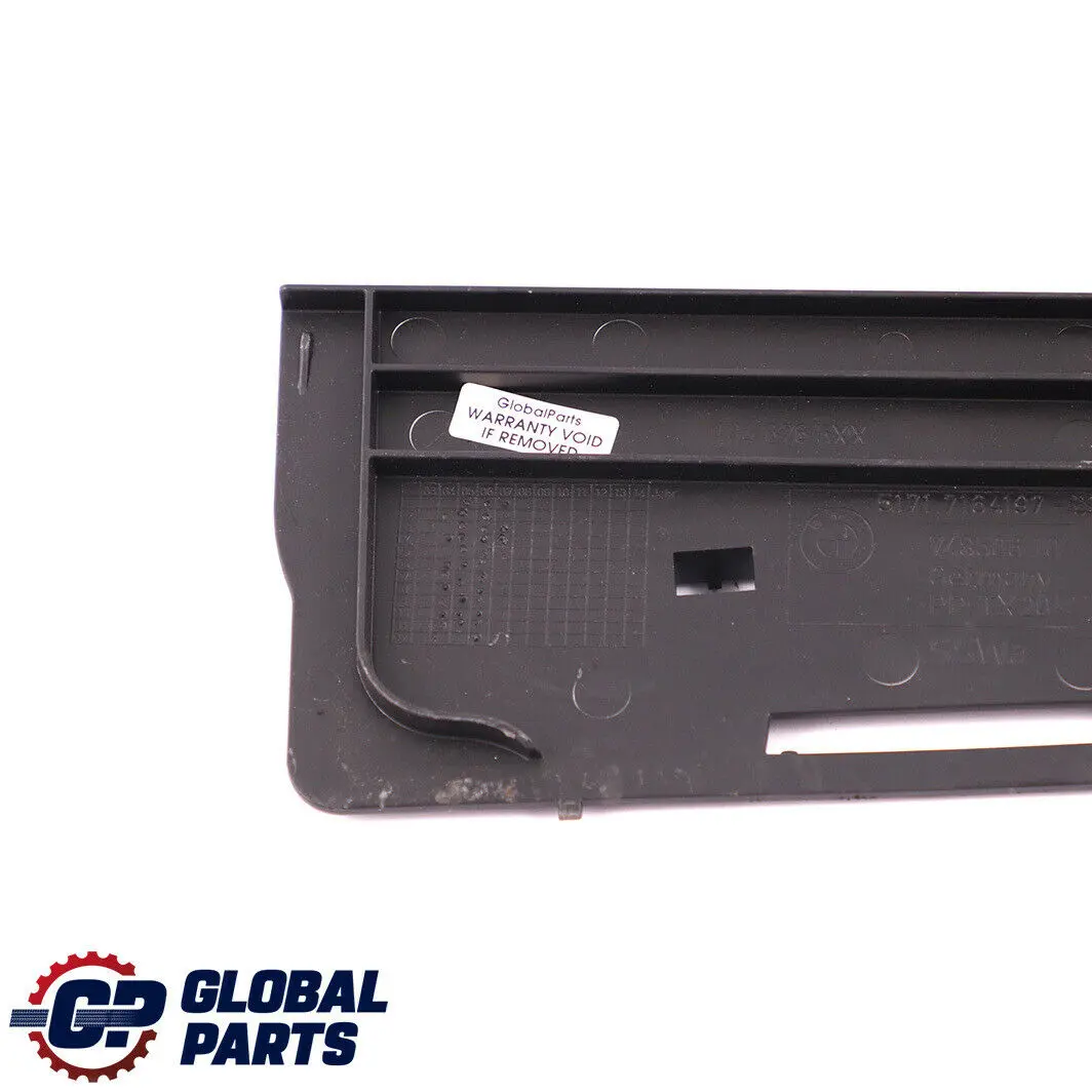 Tabique Multifuncional Piso Maletero para BMW E81 E87 E87N LCI con número de pieza 7164197 BMW E81 E87 E87N LCI Tabique Multifuncional Piso Maletero - SKU 7164197 - Número de pieza 7164197