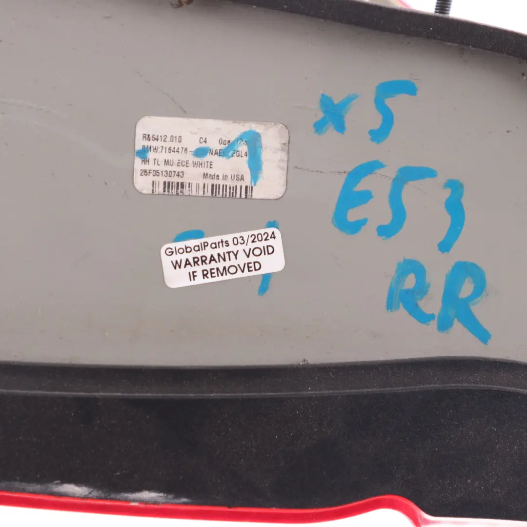 Light Side Panel Lamp White Right O/S to BMW X5 E53 Rear with Part number 7164476 BMW X5 E53 Rear Light Side Panel Lamp White Right O/S - SKU 7164476-1 - Part number 7164476