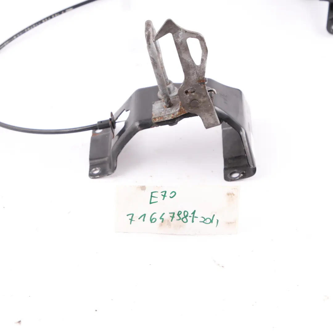 Capot moteur avec loquet de deverrouillage par le bas pour BMW X5 E70 à propos du numéro de pièce 7164798 BMW X5 E70 Capot moteur avec loquet de deverrouillage par le bas - SKU 7164798-1 - Numéro de pièce 7164798