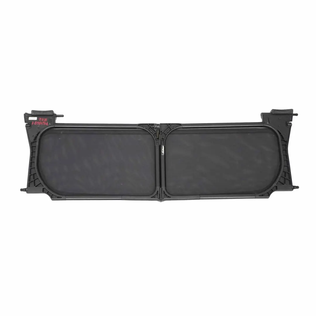 Deflector Mini R52 Convertible Rear Centre Protection Covering Mesh Screen to Wind with Part number 7164868 Wind Deflector Mini R52 Convertible Rear Centre Protection Covering Mesh Screen - SKU 7164868-1 - Part number 7164868