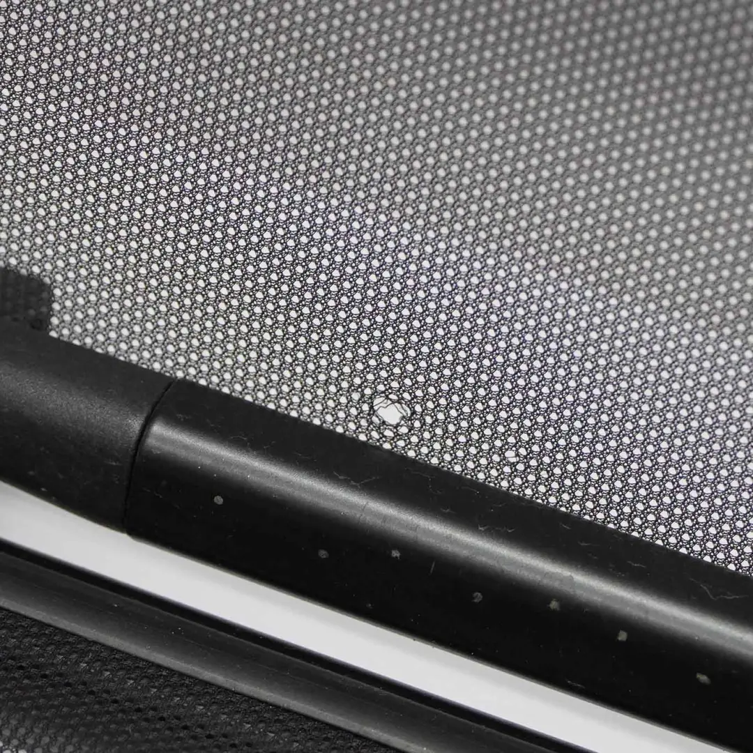 Deflector Mini R52 Convertible Rear Centre Protection Covering Mesh Screen to Wind with Part number 7164868 Wind Deflector Mini R52 Convertible Rear Centre Protection Covering Mesh Screen - SKU 7164868-1 - Part number 7164868