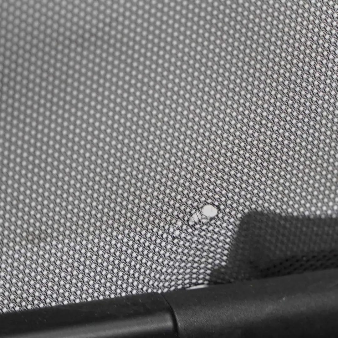 Deflector Mini R52 Convertible Rear Centre Protection Covering Mesh Screen to Wind with Part number 7164868 Wind Deflector Mini R52 Convertible Rear Centre Protection Covering Mesh Screen - SKU 7164868-1 - Part number 7164868