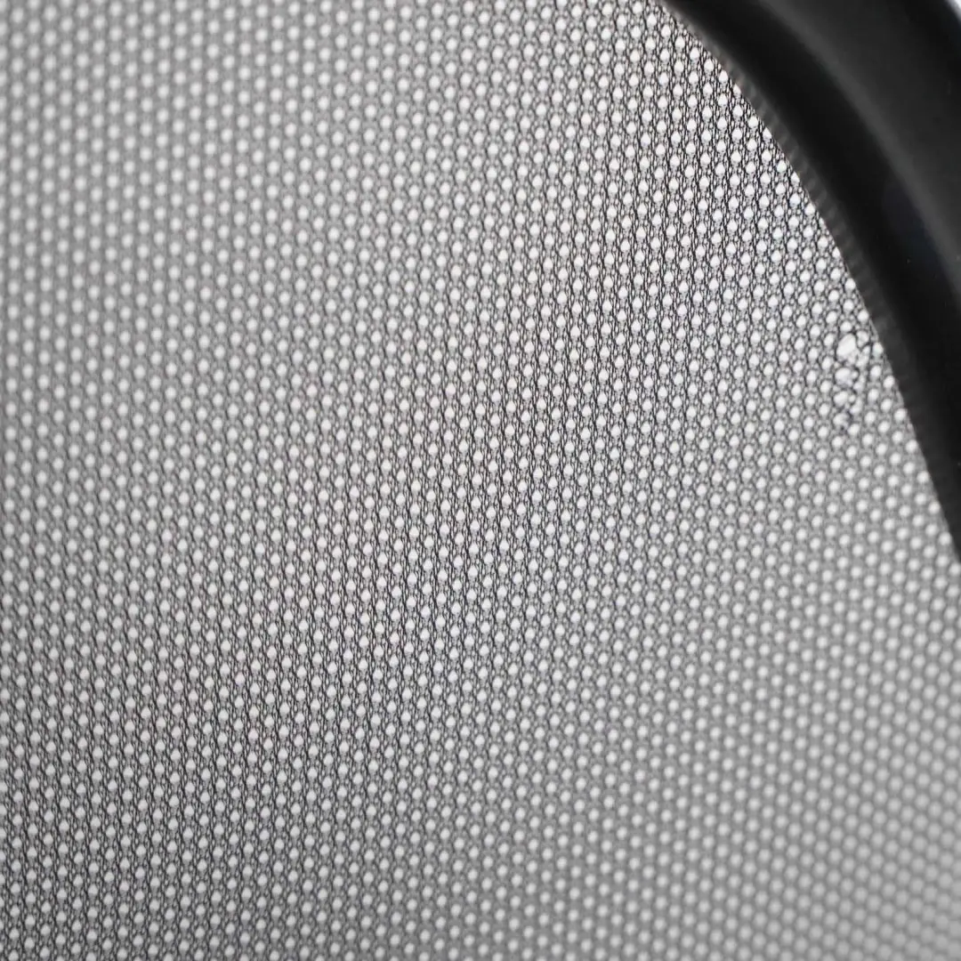 Deflector Mini R52 Convertible Rear Centre Protection Covering Mesh Screen to Wind with Part number 7164868 Wind Deflector Mini R52 Convertible Rear Centre Protection Covering Mesh Screen - SKU 7164868-1 - Part number 7164868
