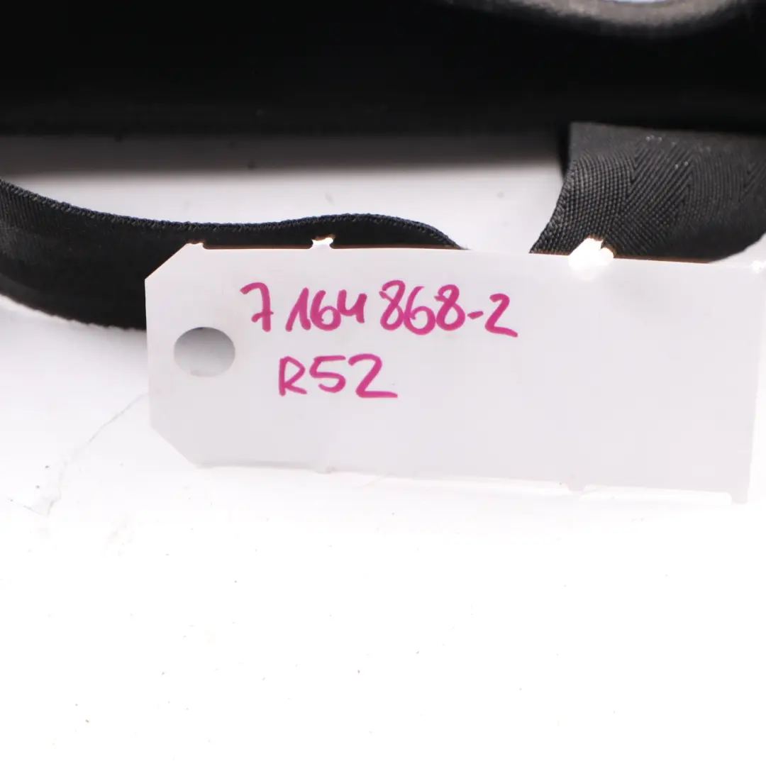 Deflector Mini R52 Convertible Rear Centre Protection Covering Mesh Screen to Wind with Part number 7164868 Wind Deflector Mini R52 Convertible Rear Centre Protection Covering Mesh Screen - SKU 7164868-2 - Part number 7164868