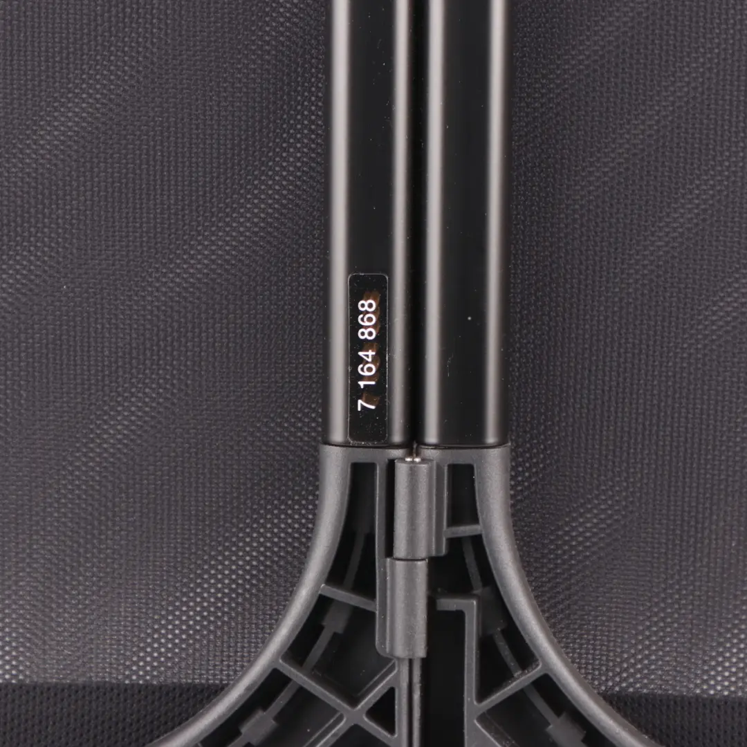 Deflector Mini R52 Convertible Rear Centre Protection Covering Mesh Screen to Wind with Part number 7164868 Wind Deflector Mini R52 Convertible Rear Centre Protection Covering Mesh Screen - SKU 7164868-2 - Part number 7164868