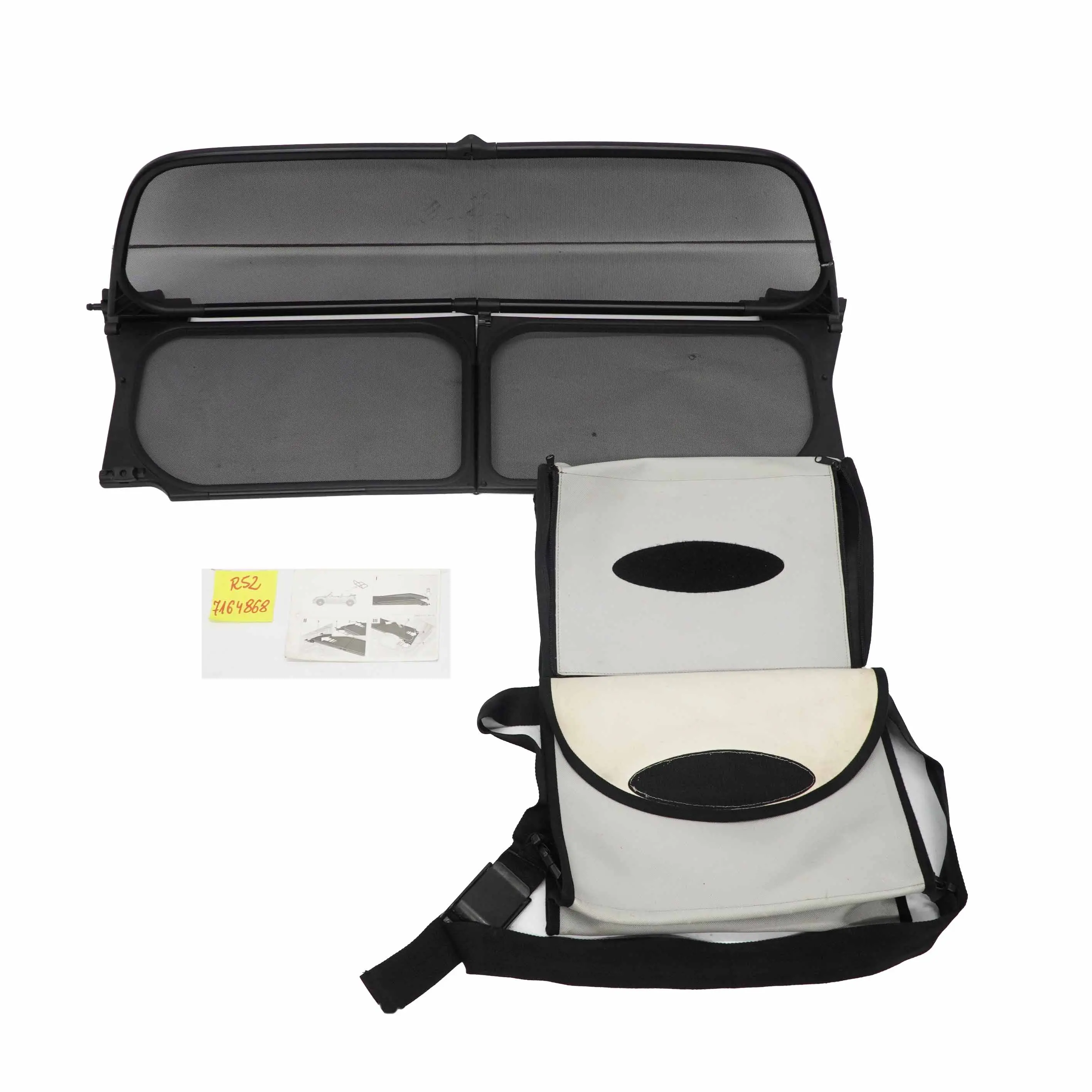 Déflecteur D'air Mini R52 Décapotable Protection Arrière Couverture Maille