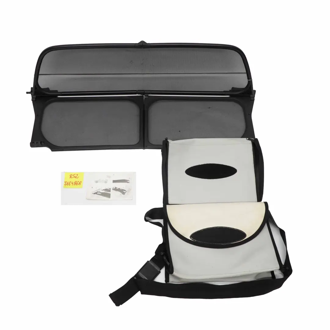Wind Deflector Mini R52 Convertible Rear Centre Protection Covering Mesh Screen - SKU 7164868 - Part number 7164868