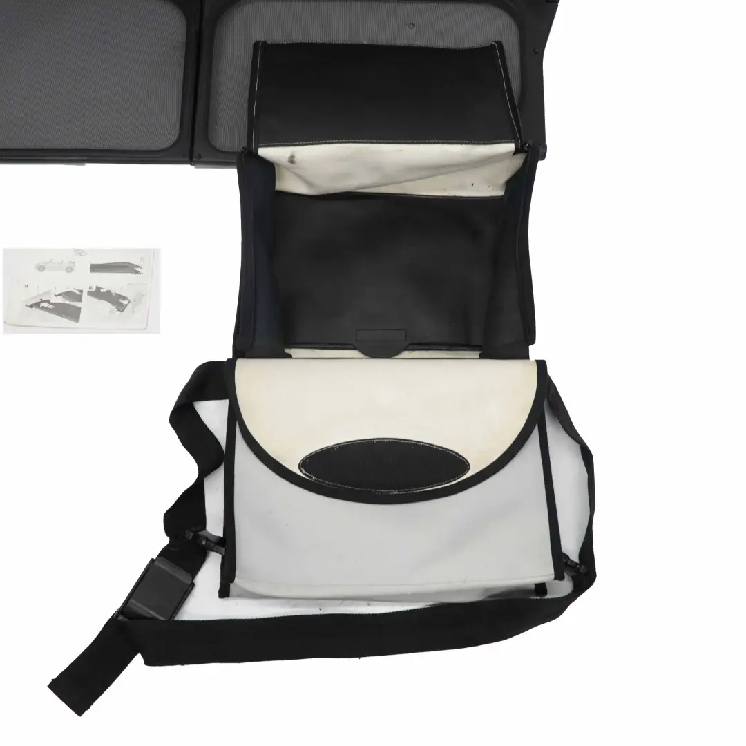  Deflettore vento Mini R52 Cabrio Protezione posteriore centrale schermo rete - SKU 7164868 - Numero di parte 7164868