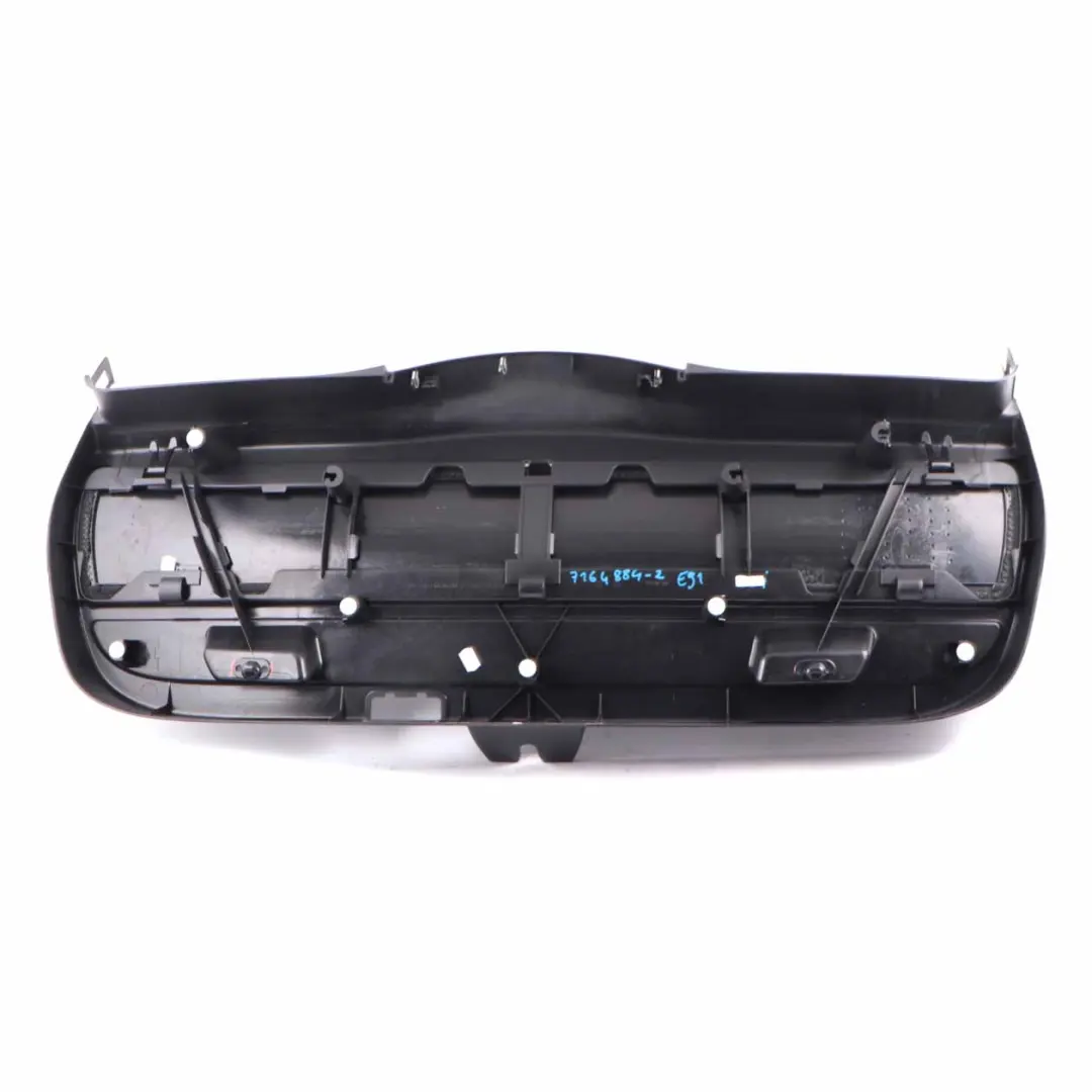BMW E91 Touring Tailgate Panel Cover Trim Trunk Lid Boot Black - SKU 7164884-2 - Part number 7164884