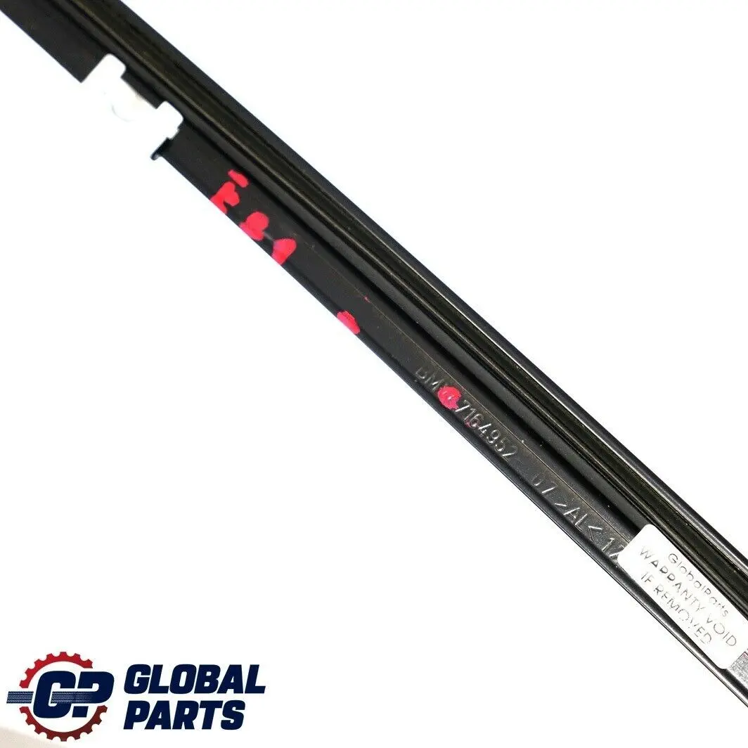 Techo Marco Tira Derecha Schwarz Negro para BMW E81 con número de pieza 7164952 BMW E81 Techo Marco Tira Derecha Schwarz Negro - SKU 7164952 - Número de pieza 7164952