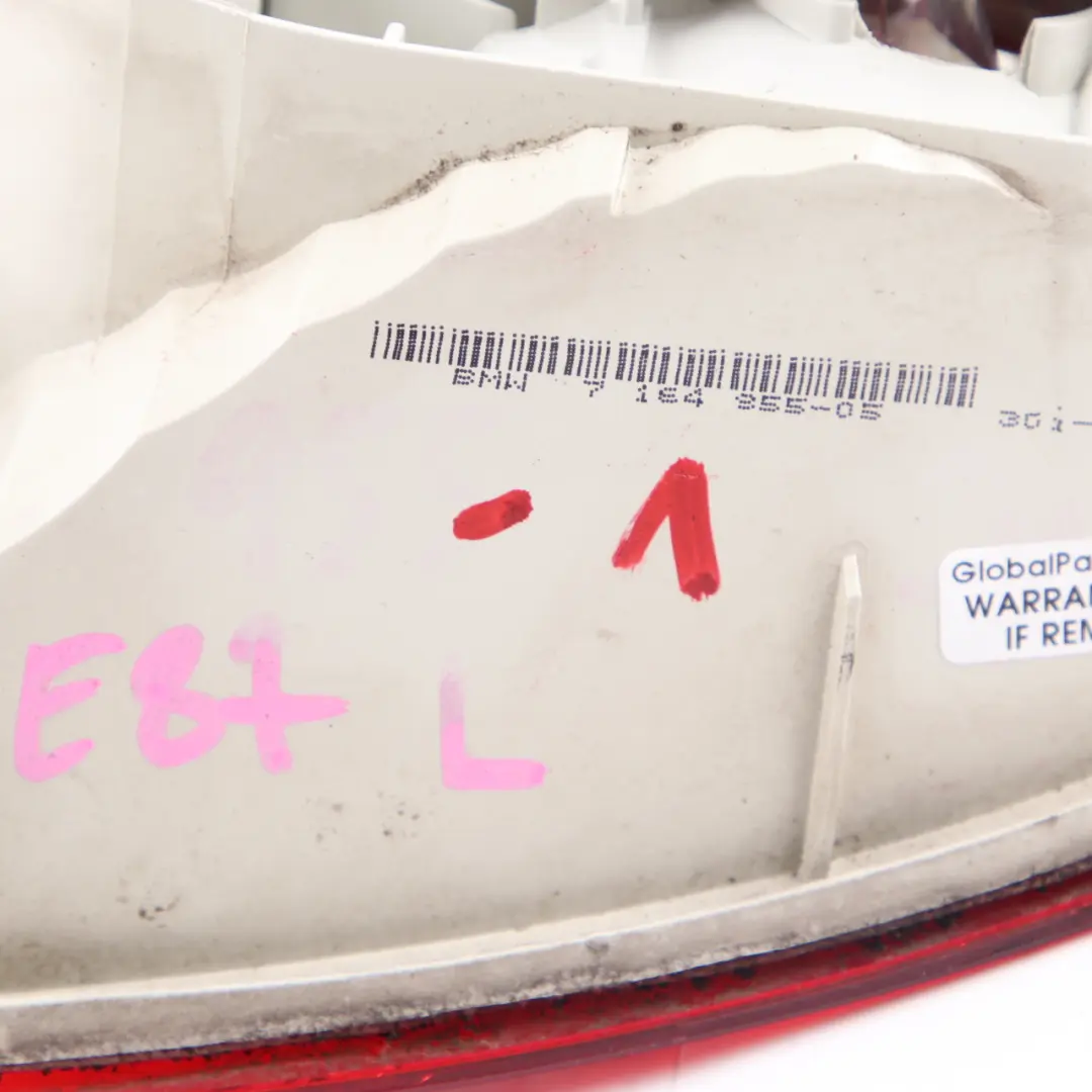 BMW E81 E87 LCI Luce Fanale Posteriore Lato Sinistro - SKU 7164955-1 - Numero di parte 7164955