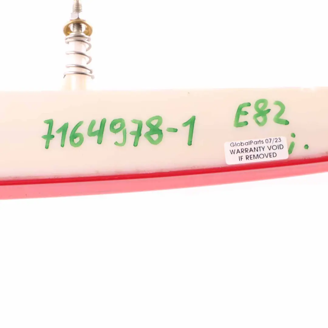 Trzecie Światło Stop Lampa Stopu Tył Tylne Czerwone do BMW E82 E88 o numerze 7164978 BMW E82 E88 Trzecie Światło Stop Lampa Stopu Tył Tylne Czerwone - SKU 7164978-1 - Numer Części 7164978