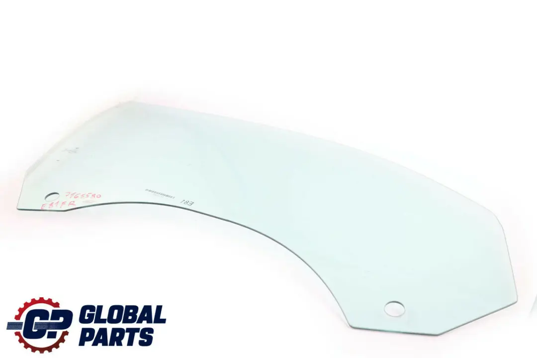 BMW 1 Series E81 E82 Front Right Door O/S Window Glass Green AS2 - SKU 7165580 - Part number 7165580