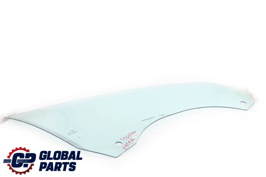 Puerta Delantera Derecha Cristal Verde AS2 para BMW E81 E82 con número de pieza 7165580 BMW E81 E82 Puerta Delantera Derecha Cristal Verde AS2 - SKU 7165580 - Número de pieza 7165580