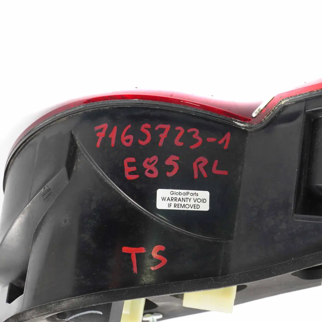 Tail Light Lamp Left Rear N/S to BMW Z4 E85 1 Rear with Part number 7165723 BMW Z4 E85 1 Rear Tail Light Lamp Left Rear N/S - SKU 7165723-1 - Part number 7165723