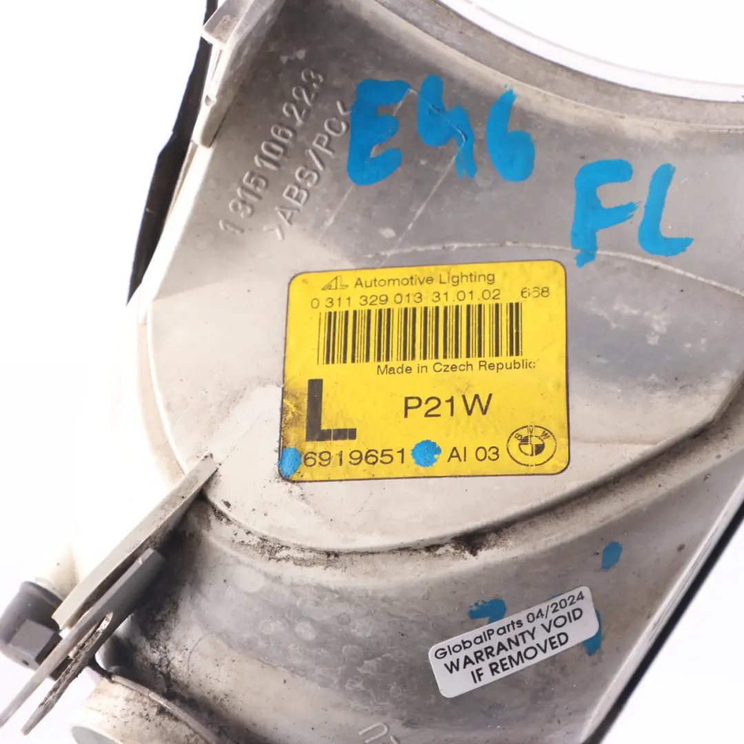 Turn Indicator Lamp BMW E46 Coupe Convertible Front Left N/S White 6919651 - SKU 7165857 - Part number 7165857