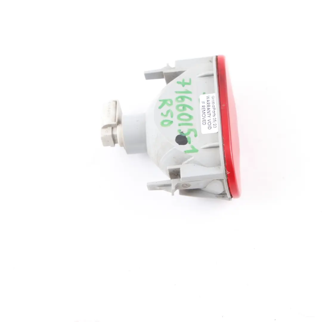 Mini Cooper One R50 R52 R53 Heckstoßstange Nebelscheinwerfer Rot - SKU 7166015-1 - Teilenummer 7166015