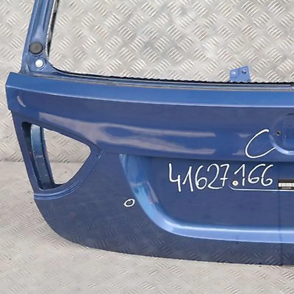 BMW 3 SERIES E91 Trunk Lid Boot Tailgate Rear Back Montegoblau Montego Blue Blau - SKU 7166105-MTB - Part number 41627166105-MTB