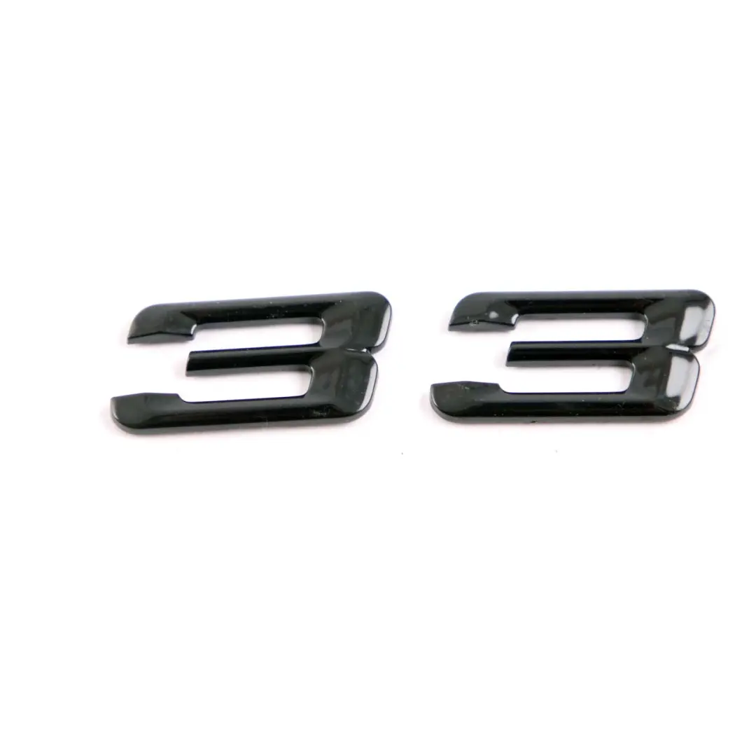  Trunk Lid Adhered BMW E92 E93 335i Rear Boot Lettering Emblem Logo Black - SKU 7166218-1 - Part number 7166218