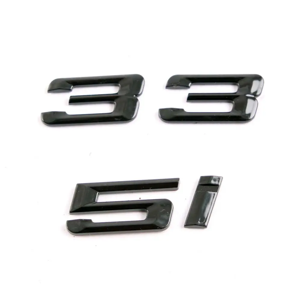 Trunk Lid Adhered BMW E92 E93 335i Rear Boot Lettering Emblem Logo Black to with Part number 7166218 Trunk Lid Adhered BMW E92 E93 335i Rear Boot Lettering Emblem Logo Black - SKU 7166218-1 - Part number 7166218