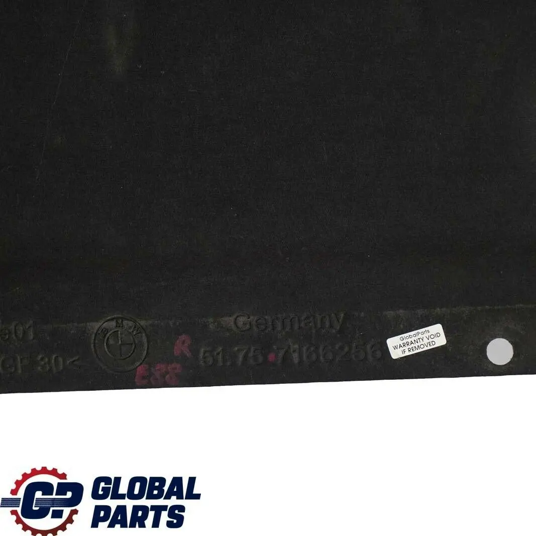 Right O/S Underbody Underfloor Panel Paneling Cover to BMW E88 Cabrio with Part number 7166256 BMW E88 Cabrio Right O/S Underbody Underfloor Panel Paneling Cover - SKU 7166256-1 - Part number 7166256