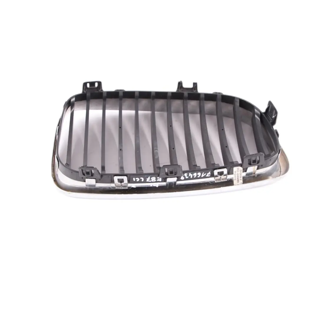  Front Grille BMW E81 E82 E87 LCI E88 Trim Panel Cover Kidney Left N/S 7166439 - SKU 7166439-1 - Part number 51137166439