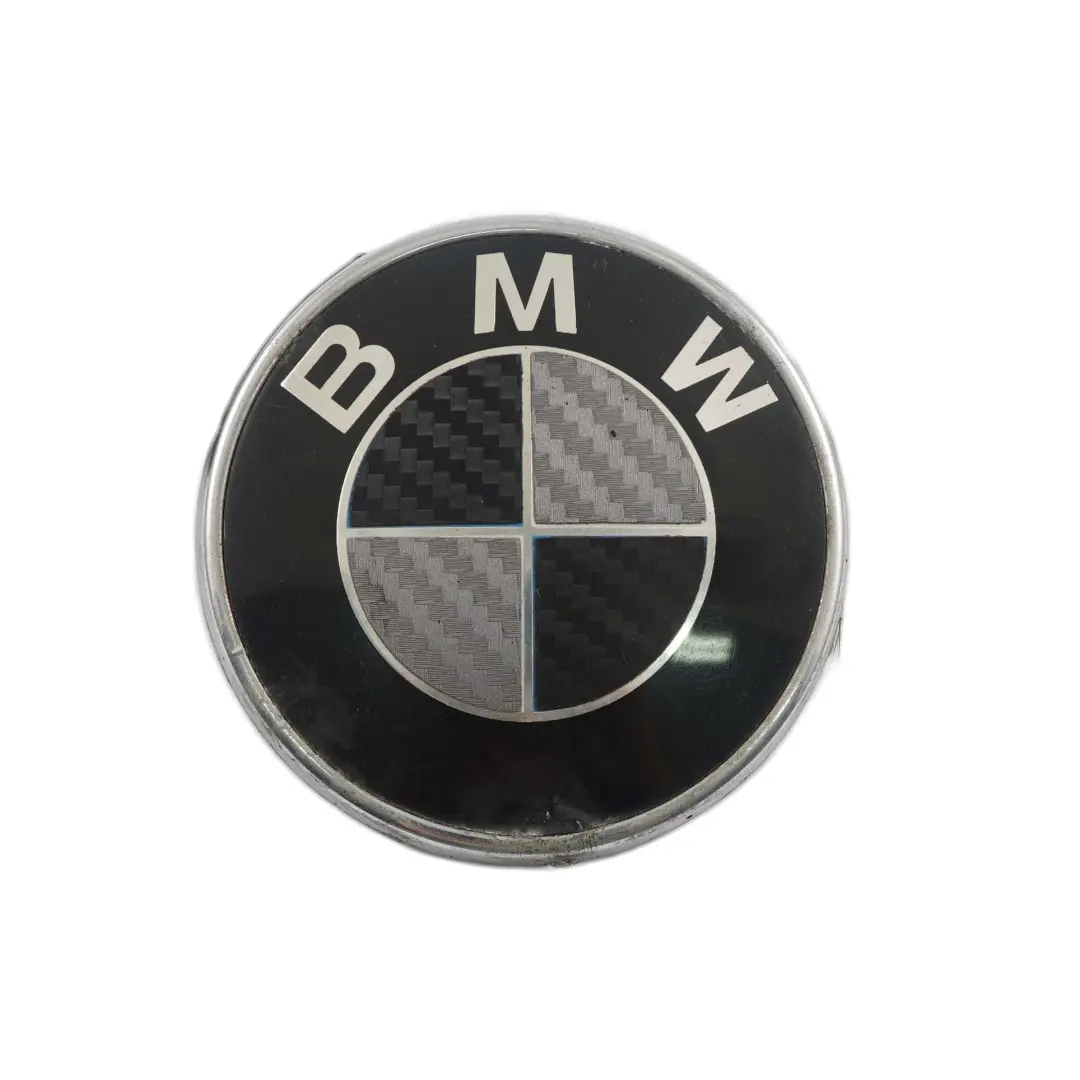  Emblem Logo BMW E82 E88 Black Badge Trunk Lid Tailgate Trim - SKU 7166445-4 - Part number 7166445