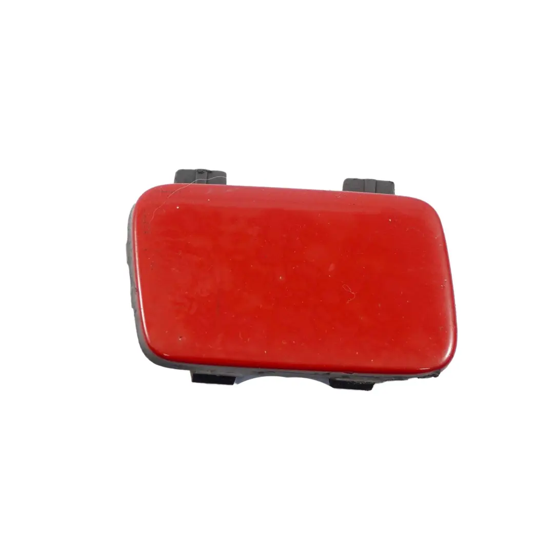 Parachoques delantero Flap Ojo Remolque Karmesinrot Rojo A61 para BMW E87 LCI con número de pieza 7166581 BMW E87 LCI Parachoques delantero Flap Ojo Remolque Karmesinrot Rojo A61 - SKU 7166581-KAR - Número de pieza 7166581