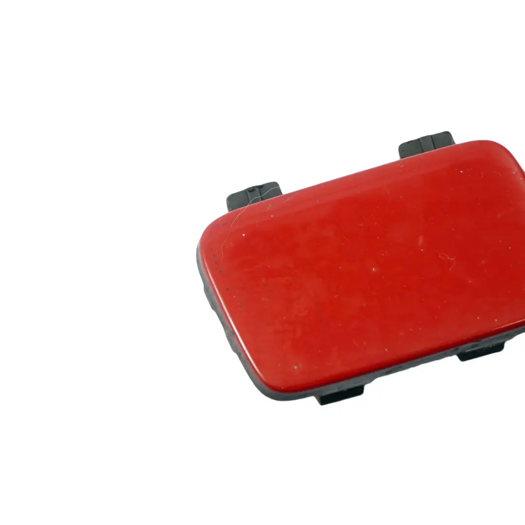 BMW 1 E81 E87 LCI Vorne Stoßstange Abschlepphaken Abdeckung Karmesinrot - SKU 7166581-KAR - Teilenummer 7166581