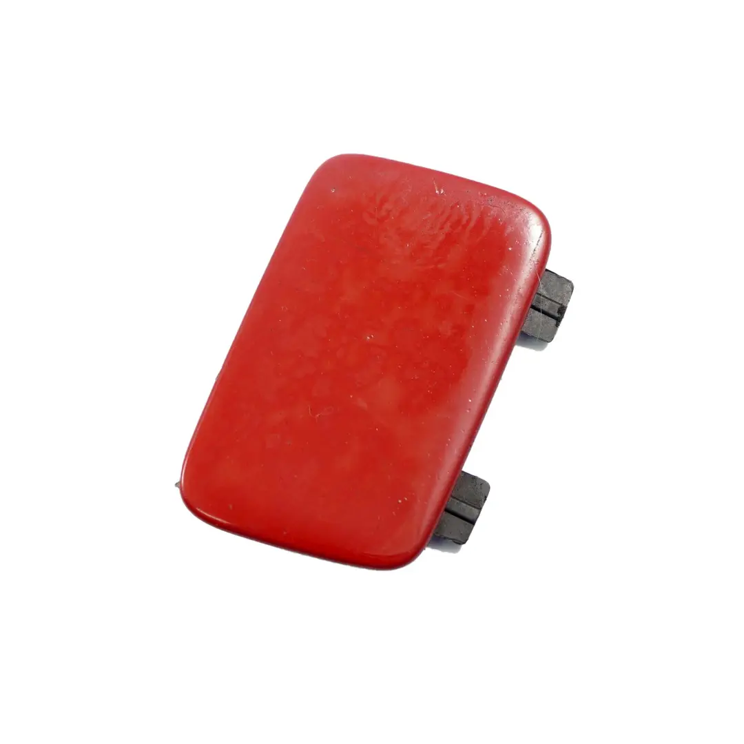 Front Bumper Flap Towing Eye Karmesinrot Red A61 to BMW 1 Serie E81 E87 LCI with Part number 7166581 BMW 1 Serie E81 E87 LCI Front Bumper Flap Towing Eye Karmesinrot Red A61 - SKU 7166581-KAR - Part number 7166581