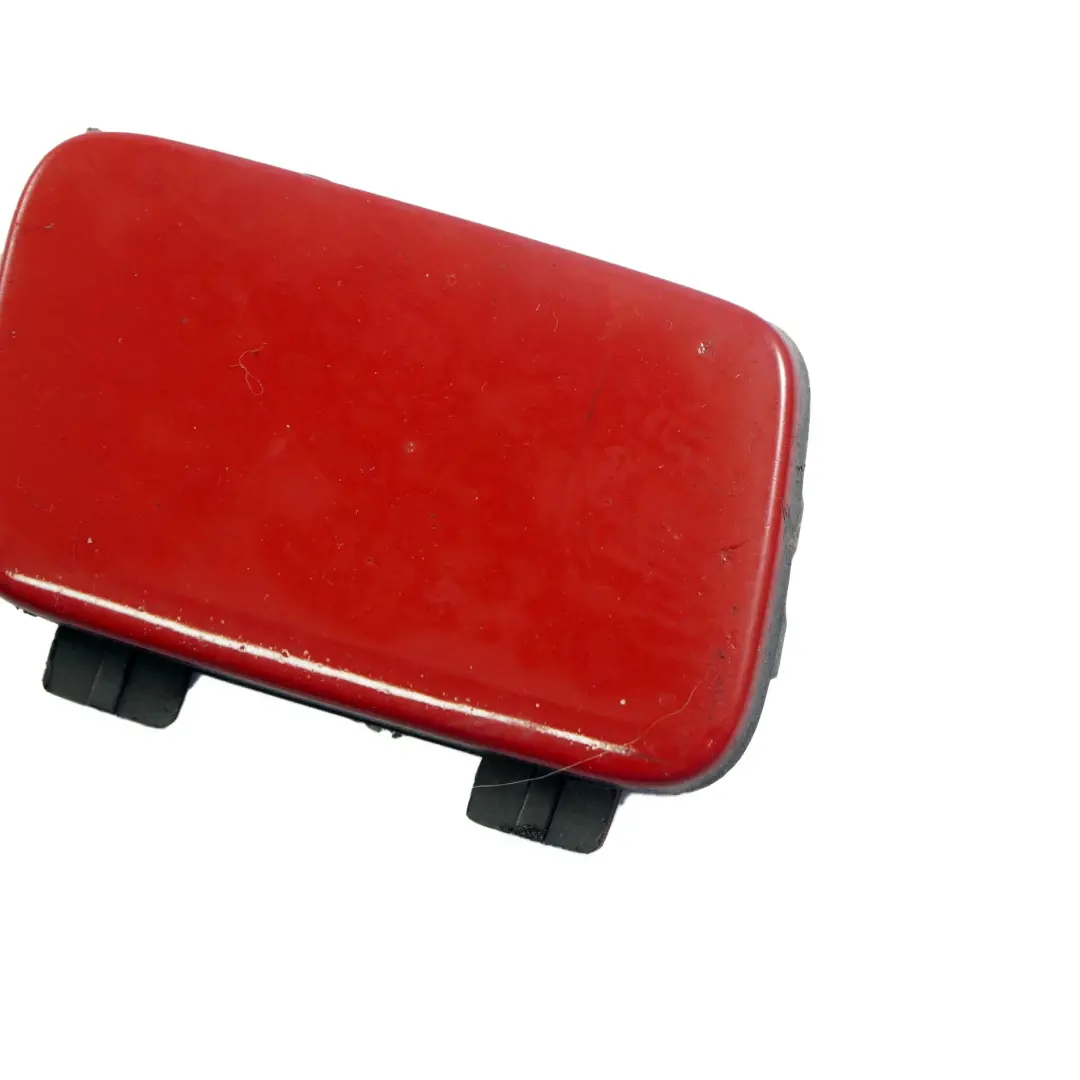 BMW 1 Serie E81 E87 LCI Front Bumper Flap Towing Eye Karmesinrot Red A61 - SKU 7166581-KAR - Part number 7166581