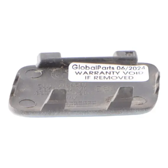  Bumper Flap Towing Eye BMW E81 E87 LCI Front Patagonia Green Metallic - A71 - SKU 7166581-PTG - Part number 7166581