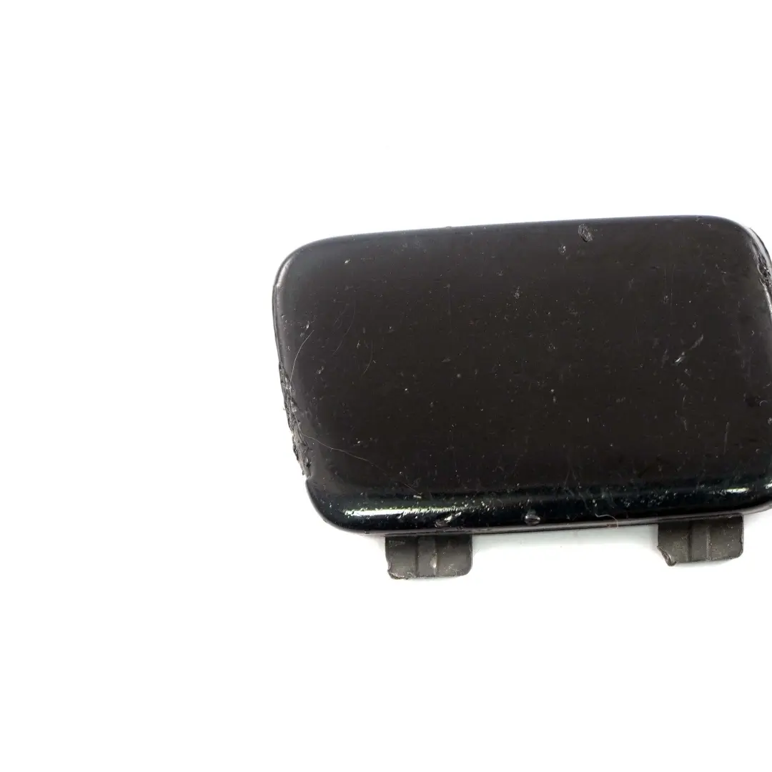 Front Bumper Flap Towing Eye Schwarz Black 668 to BMW 1 Series E81 E87 LCI with Part number 7166581 BMW 1 Series E81 E87 LCI Front Bumper Flap Towing Eye Schwarz Black 668 - SKU 7166581-SCH - Part number 7166581