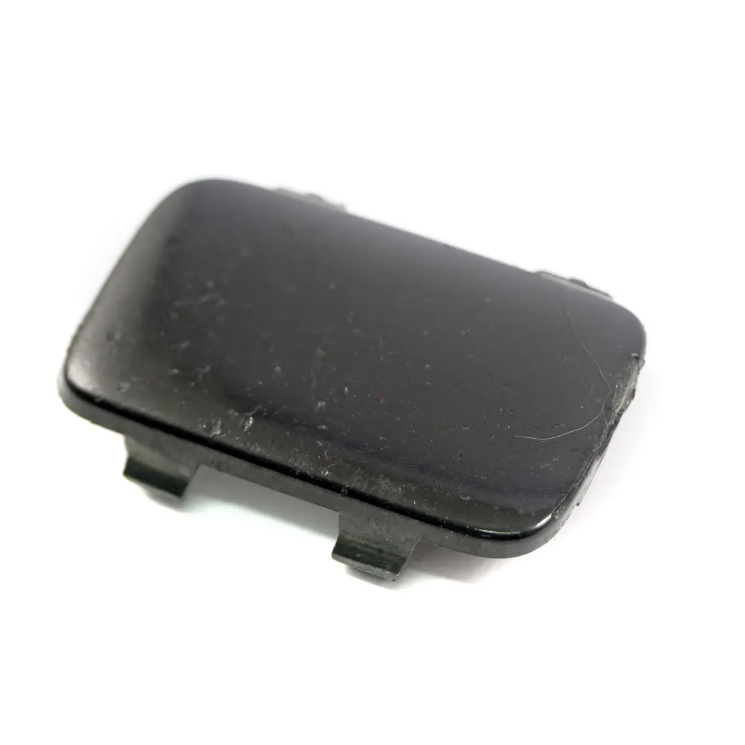 BMW 1 Series E81 E87 LCI Front Bumper Flap Towing Eye Schwarz Black 668 - SKU 7166581-SCH - Part number 7166581