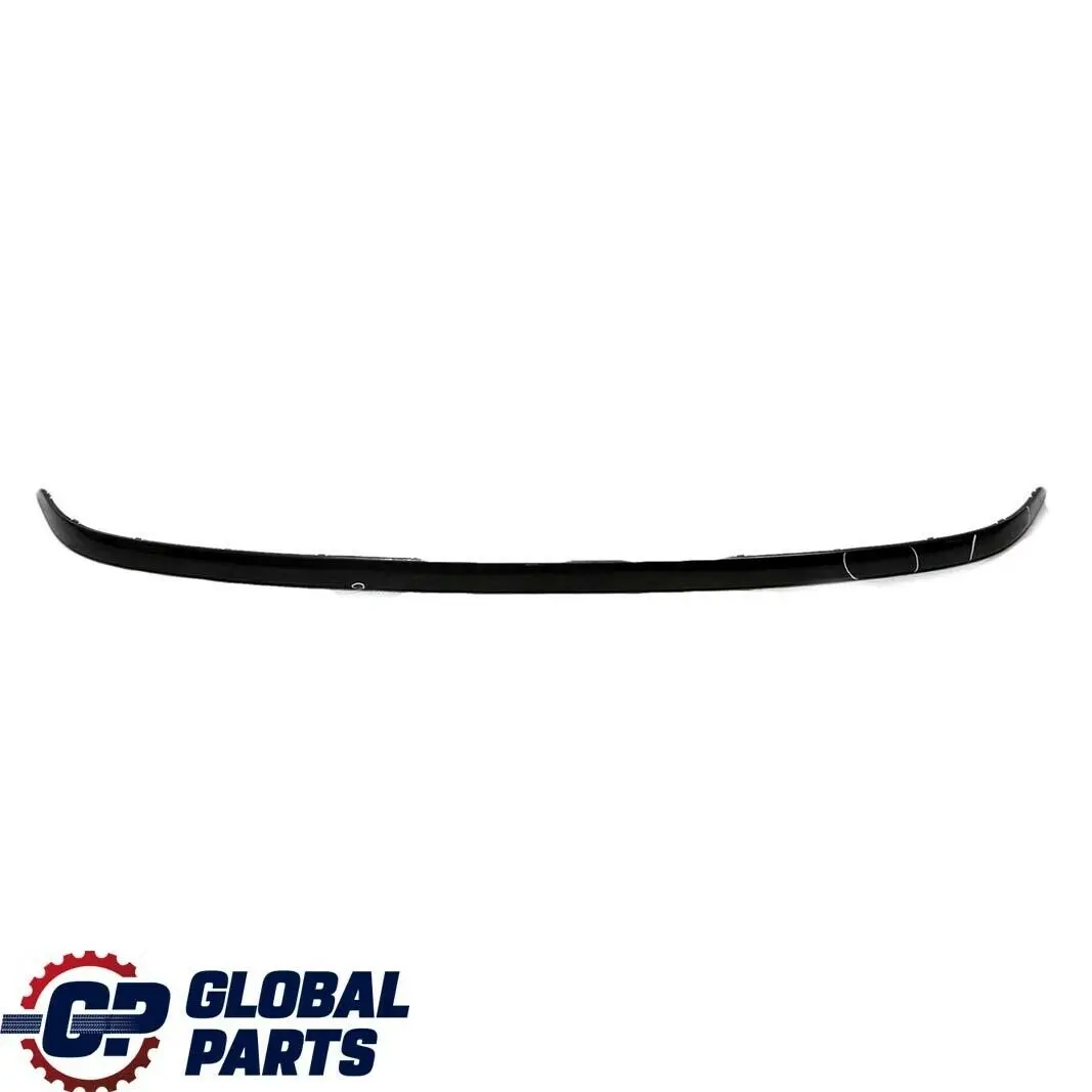 BMW 1 E81 E87 LCI Rear Bumper Trim Strip Moulding Guard Black Sapphire - 475 - SKU 7166606-BS - Part number 7166606