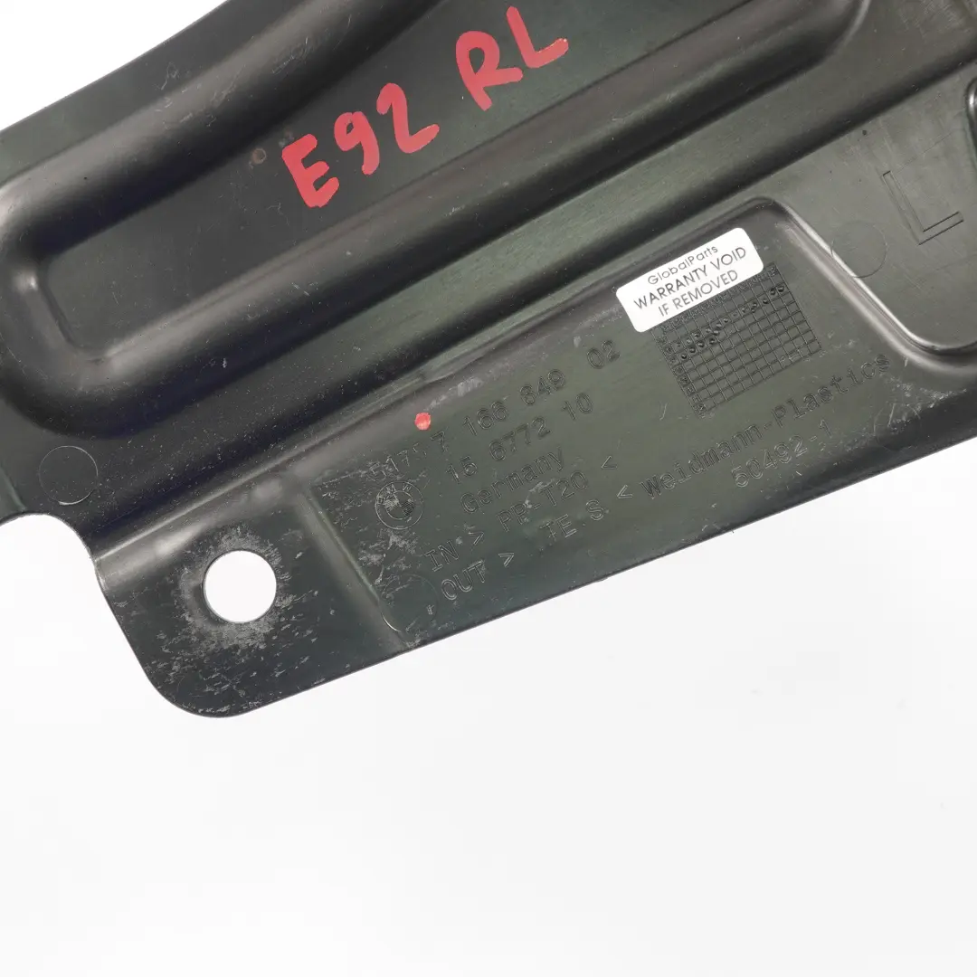 Reihe E92 E93 Abdeckung links für BMW 3 mit Teilenummer 7166649 BMW 3 Reihe E92 E93 Abdeckung links - SKU 7166649 - Teilenummer 7166649