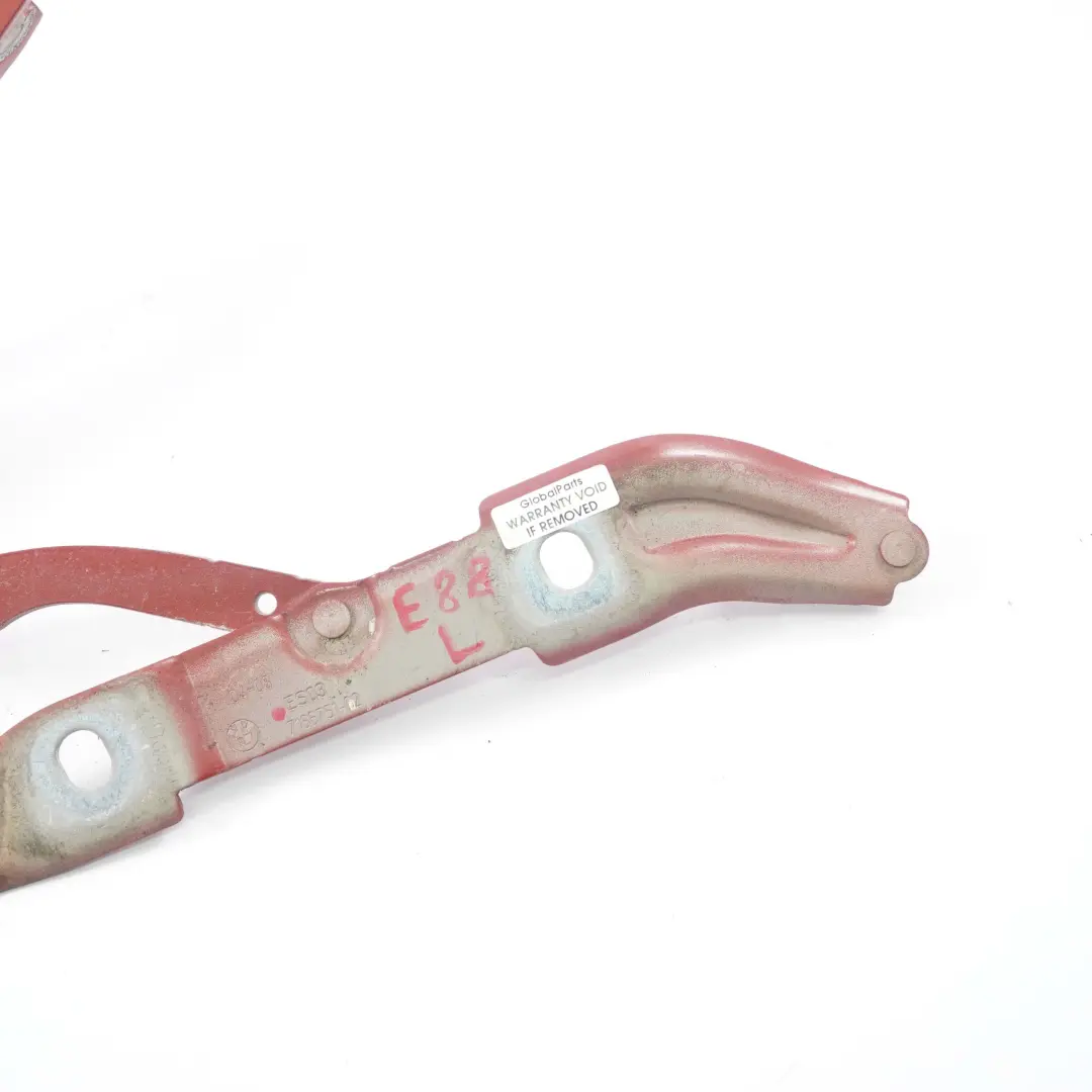 Trunk Lid Hinge BMW E82 E88 Boot Tailgate Left N/S Sedonarot A79 Red to with Part number 7166751 Trunk Lid Hinge BMW E82 E88 Boot Tailgate Left N/S Sedonarot A79 Red - SKU 7166751-SED - Part number 7166751
