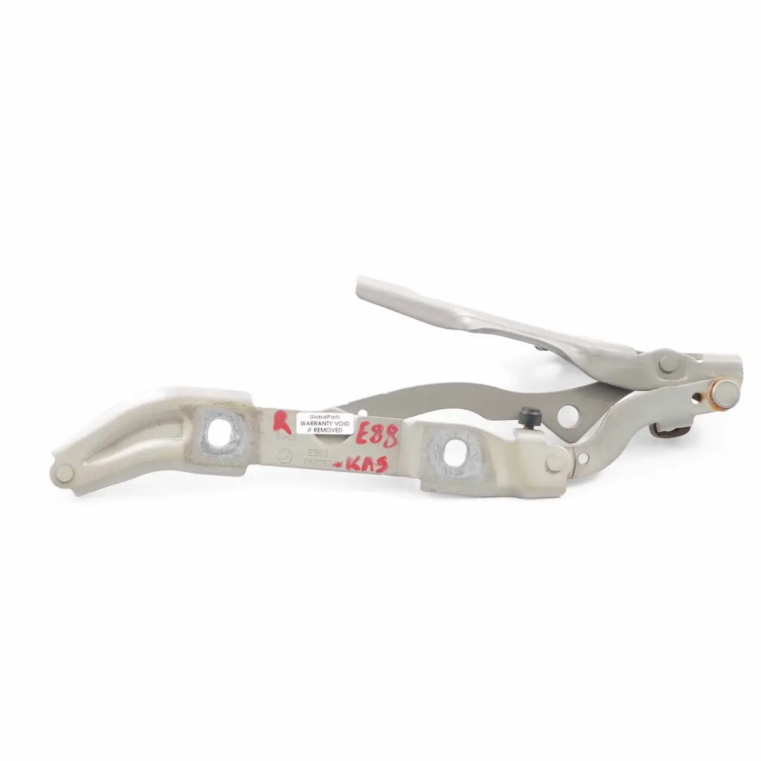 BMW E82 E88 Boot Trunk Lid Tailgate Right Hinge Cashmere Silver A72 7166752 - SKU 7166752-KAS - Part number 7230860
