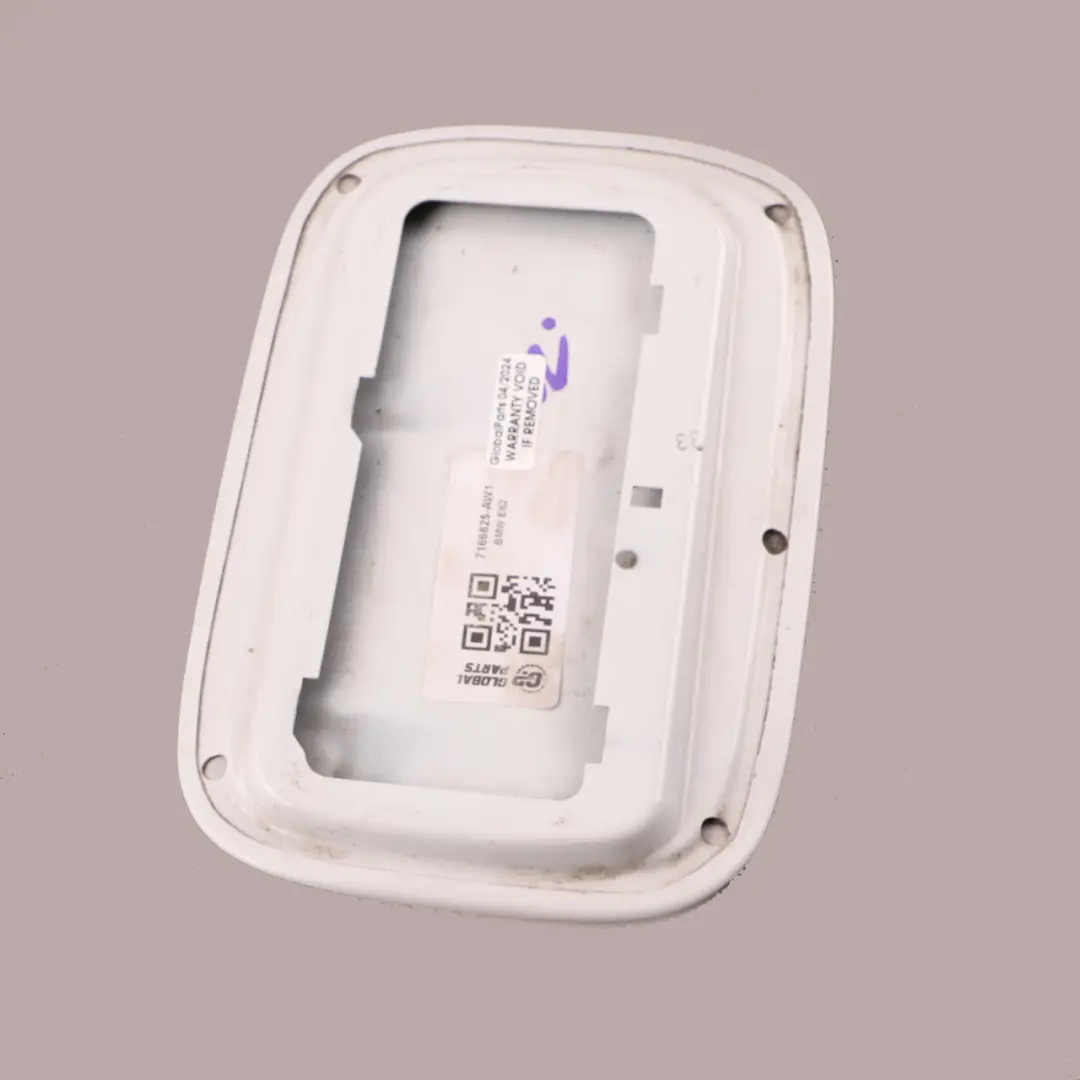 BMW E82 E88 Fill In Flap Fuel Cover Alpinweiss 3 White - SKU 7166825-AW1 - Part number 7166825
