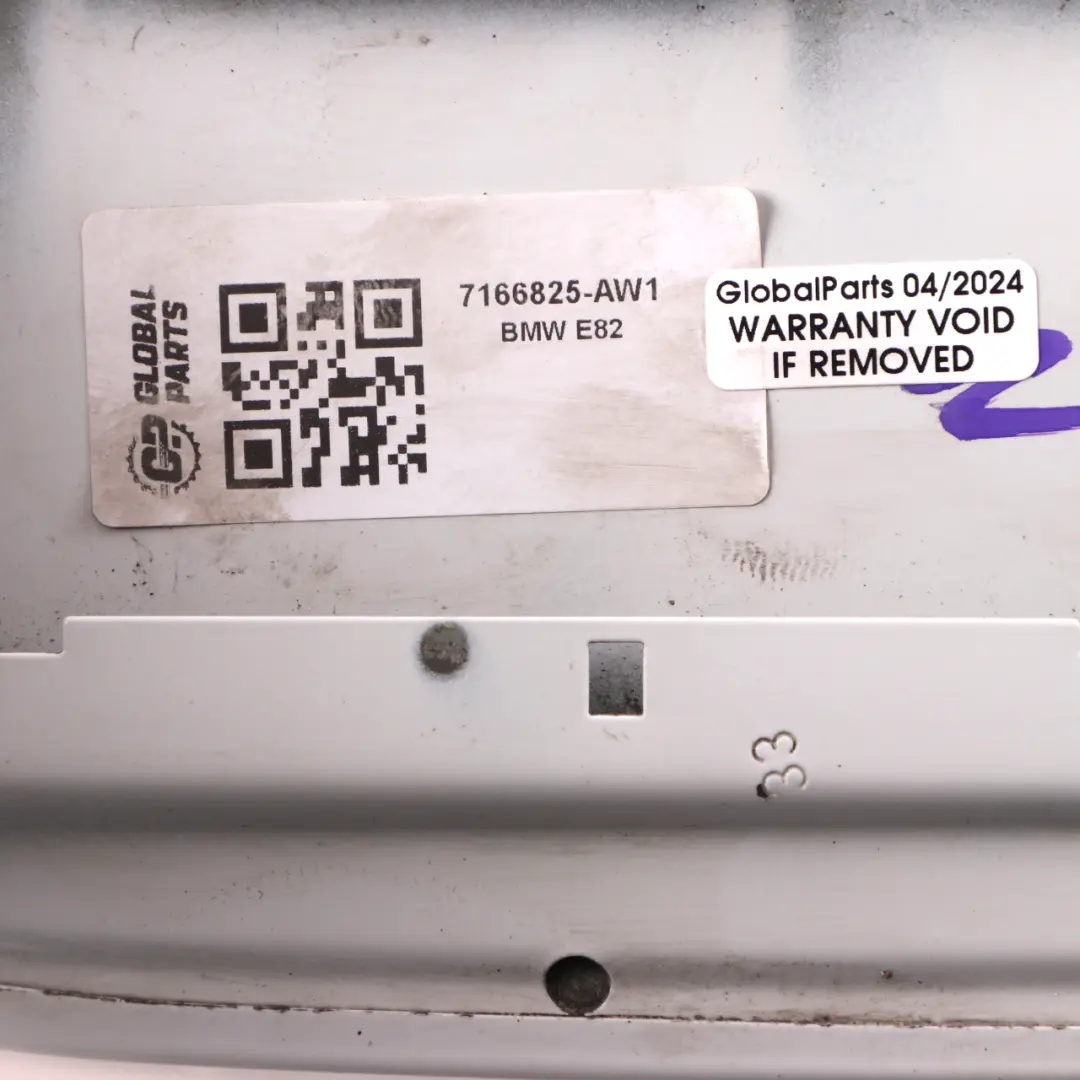 BMW E82 E88 Fill In Flap Fuel Cover Alpinweiss 3 White - SKU 7166825-AW1 - Part number 7166825