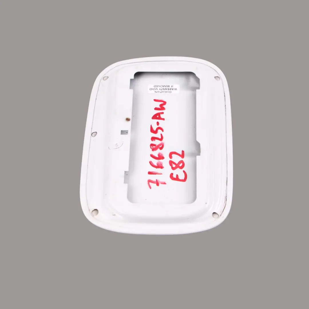 BMW 1 Series E82 E88 Fill In Flap Fuel Cover Alpinweiss 3 White - SKU 7166825-AW - Part number 7166825
