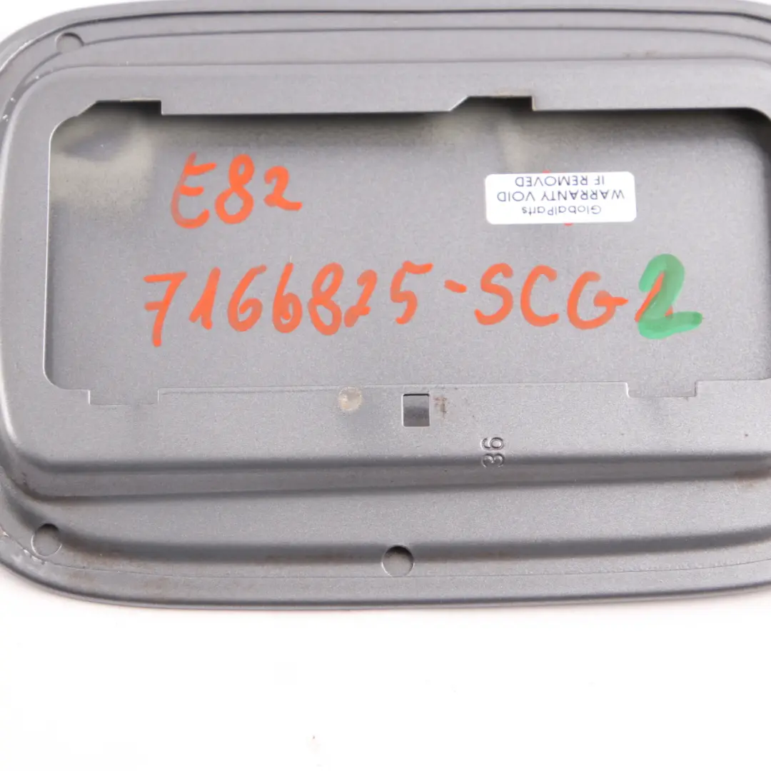 Flap Cover BMW E82 E88 Fill In Cap Spacegrau Space Grey A52 to Fuel with Part number 7166825 Fuel Flap Cover BMW E82 E88 Fill In Cap Spacegrau Space Grey A52 - SKU 7166825-SCG2 - Part number 7166825