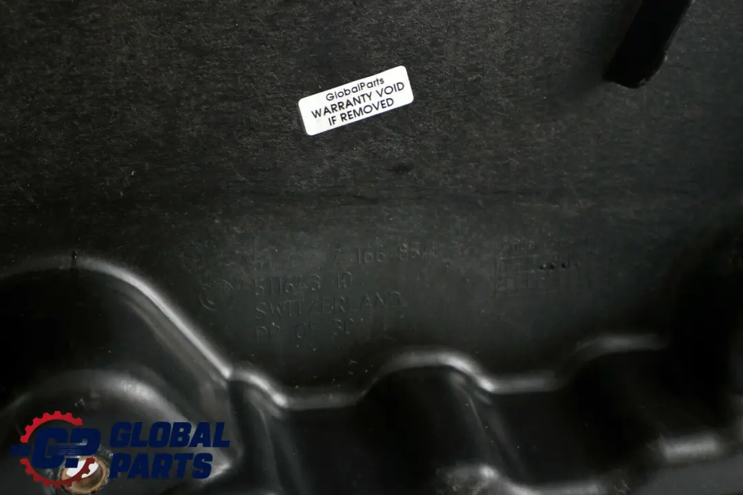 BMW E82 E88 Boot Trunk Rear Storage Tray Floor Plastic Pan Box - SKU 7166854 - Part number 7166854