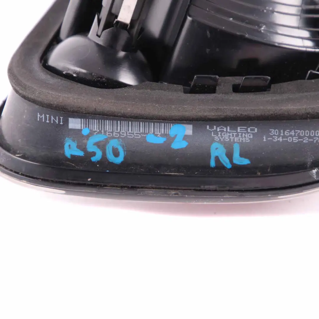 Lamp Mini Cooper One R50 R52 R53 Side Tail Light Taillight Left N/S to Rear with Part number 7166955 Rear Lamp Mini Cooper One R50 R52 R53 Side Tail Light Taillight Left N/S - SKU 7166955-2 - Part number 7166955