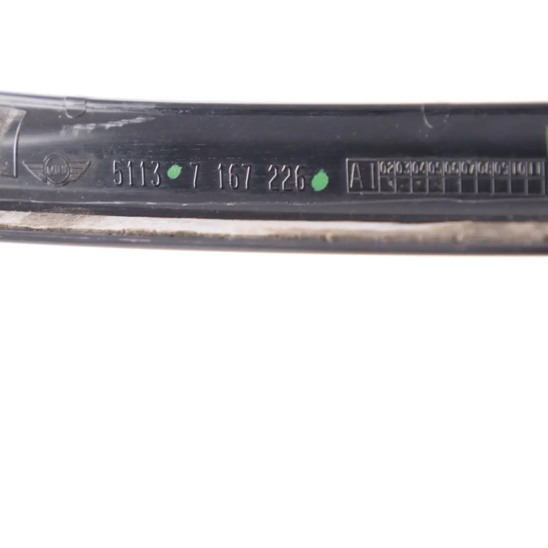 Mini R55 Zierleiste Säule Abdeckung Fenster Säule Außen Hochglanz - SKU 7167226 - Teilenummer 7167226