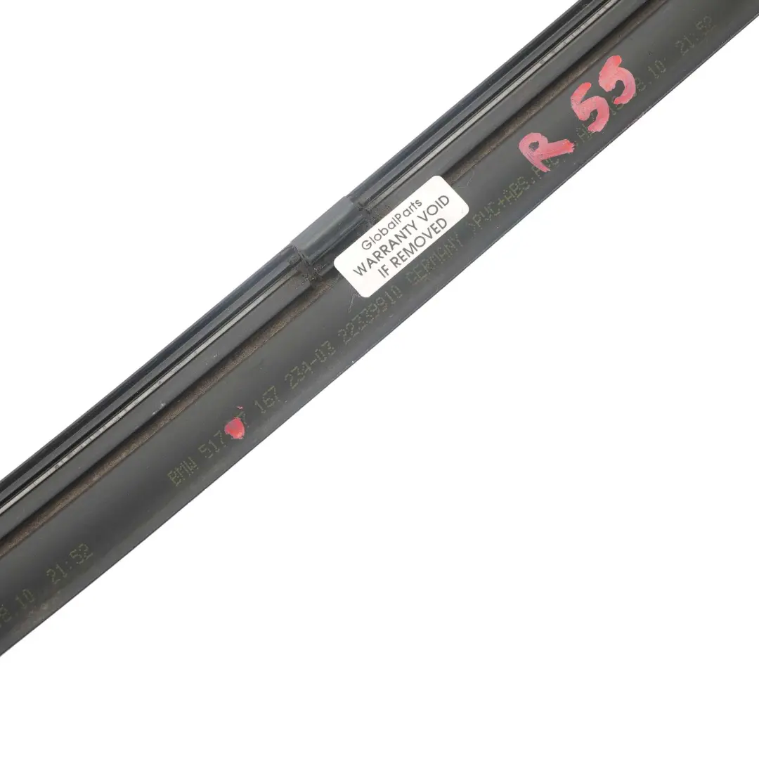 Sello Puerta Mini R55 LCI Embellecedor Costura Puerta Trasera Clubdoor para con número de pieza 7167234 Sello Puerta Mini R55 LCI Embellecedor Costura Puerta Trasera Clubdoor - SKU 7167234 - Número de pieza 7167234