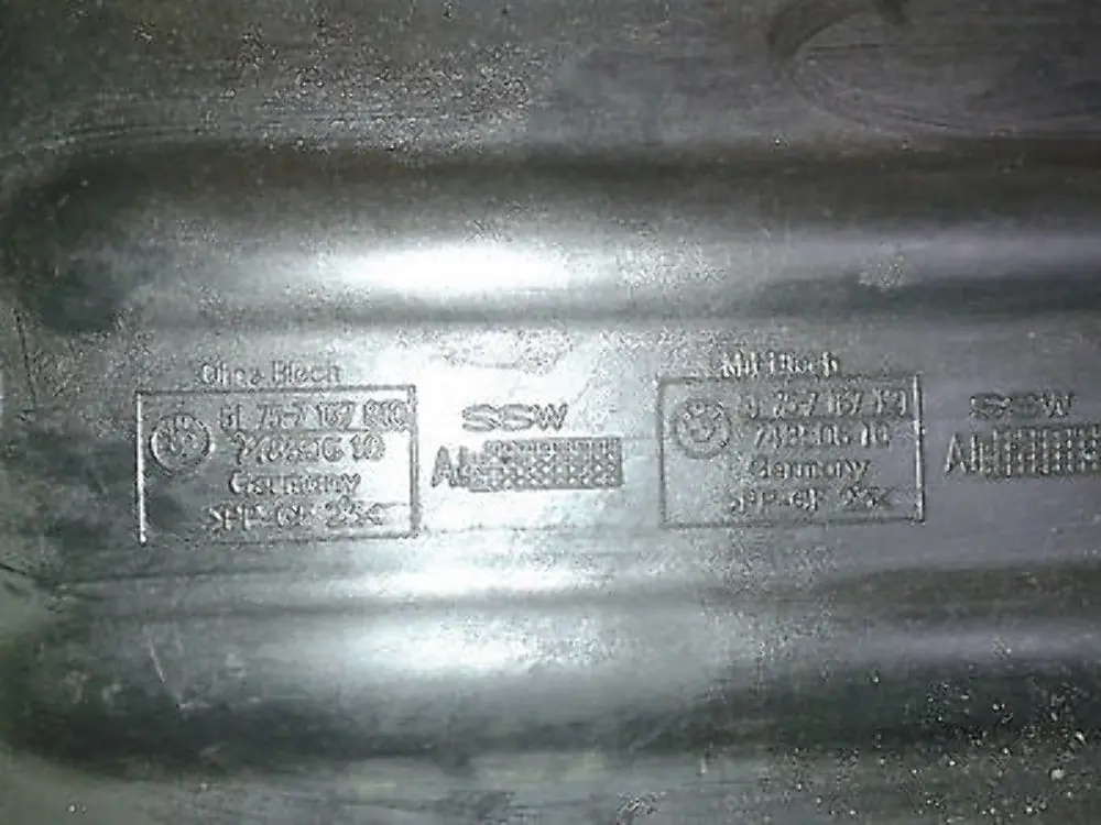 UNDERFLOOR COATING CENTER to BMW 1 3 SERIES E81 E82 E87 E87N E88 E90 E91 E92 E93 with Part number 51757167421 BMW 1 3 SERIES E81 E82 E87 E87N E88 E90 E91 E92 E93 UNDERFLOOR COATING CENTER - SKU 7167421-1 - Part number 51757167421