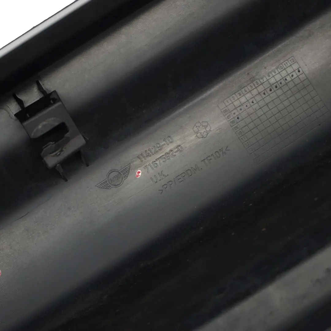 Right Door Sill O/S Cover Side Skirt to Mini Clubman R55 Cooper S with Part number 7167592 Mini Clubman R55 Cooper S Right Door Sill O/S Cover Side Skirt - SKU 7167592 - Part number 7167592
